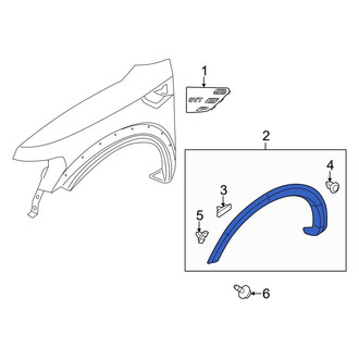 Ford OE - Front Right Fender Flare