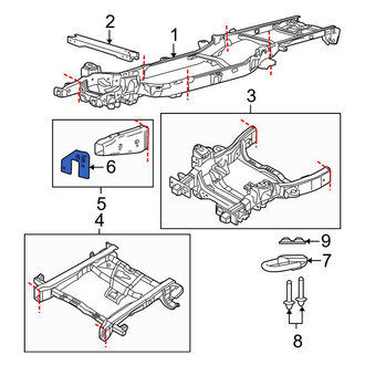 Ford OE - Front Right Frame Rail End Bracket