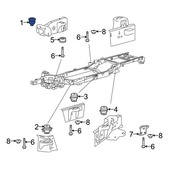 Ford OE - Upper Body Mount Cushion