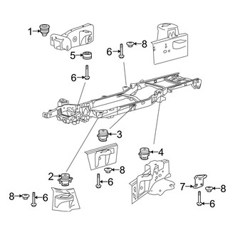 Ford OE - Frame & Components (Body Mounting), (SVT Raptor)