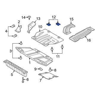 Ford OE - Drive Shaft Center Support Nut