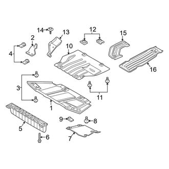 Ford OE - Frame & Components (Skid Plates), (SVT Raptor)