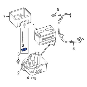 Ford OE - Battery Hold Down