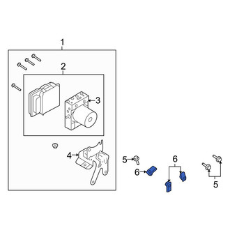Ford OE - ABS Hydraulic Assembly Nut