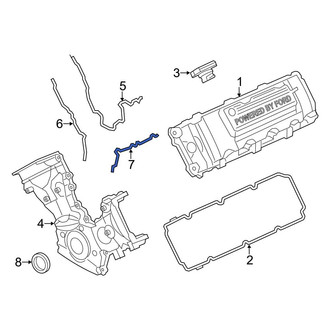Ford OE - Left Engine Timing Cover Gasket