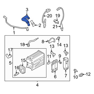 Ford OE - PCV Valve Hose