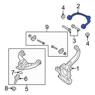 Ford OE - Front Right Upper Suspension Control Arm