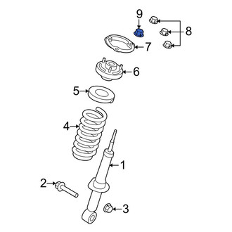 Ford OE - Suspension Strut Mount Nut