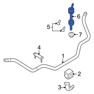 Ford OE - Front Suspension Stabilizer Bar Link