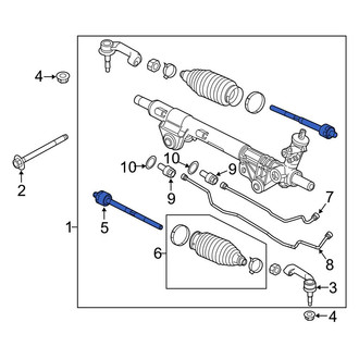 Ford OE - Inner Steering Tie Rod End