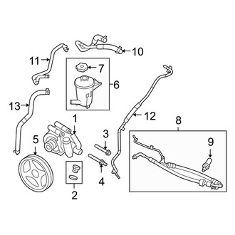 Ford OE - Steering Gear & Linkage - Pump & Hoses (SVT Raptor 5.4L)