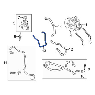 Ford OE - Power Steering Return Hose