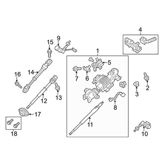 Ford OE - Steering Column Assembly (SVT Raptor)