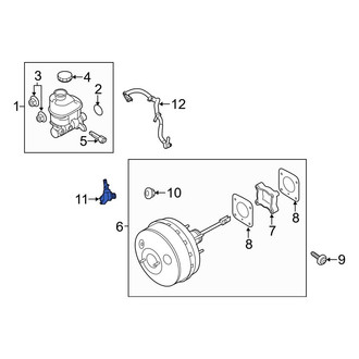 Ford OE - Power Brake Booster Check Valve