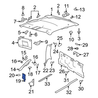 Ford OE - Left Kick Panel Trim