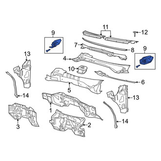 Ford OE - Left Cowl Seal