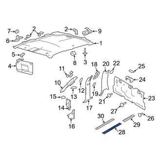 Ford OE - Front Left Door Sill Plate