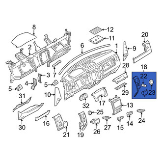 Ford OE - Right Inner Instrument Panel Cover