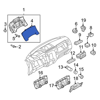 Ford OE - Instrument Panel Lens