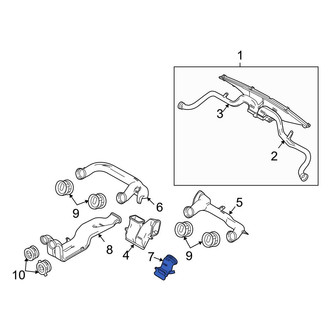 Ford OE - Instrument Panel Air Duct