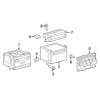 Ford OE - Instrument Panel - Sound System (Receiver), (SVT Raptor)