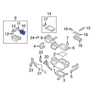 Ford OE - Console Cup Holder