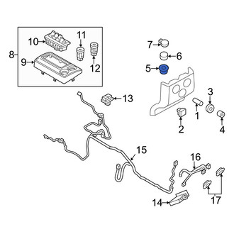Ford OE - Center 12 Volt Accessory Power Outlet