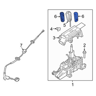 Ford OE - Automatic Transmission Shift Lever Knob Cover