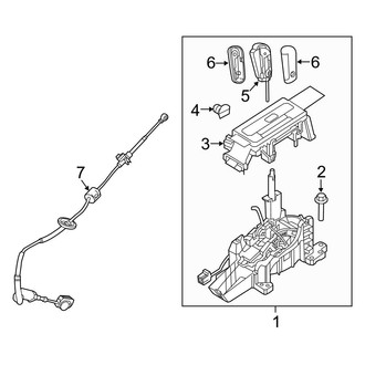Ford OE - Front Console (Shifter), (SVT Raptor)
