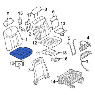 Ford OE - Front Right Seat Cover