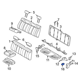 Ford OE - Left Seat Back Recliner Adjustment Handle