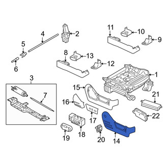 Ford OE - Left Seat Trim Panel