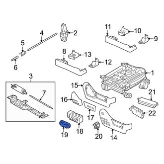 Ford OE - Front Power Seat Switch Knob