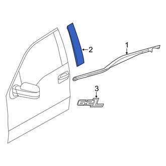 Ford OE - Front Right Door Applique
