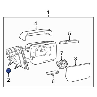 Ford OE - Door Mirror Housing Nut