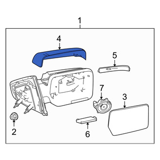 Ford OE - Front Left Door Mirror Cover