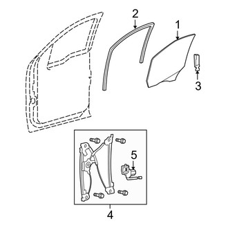 Ford OE - Front Door - Glass & Hardware (SVT Raptor)