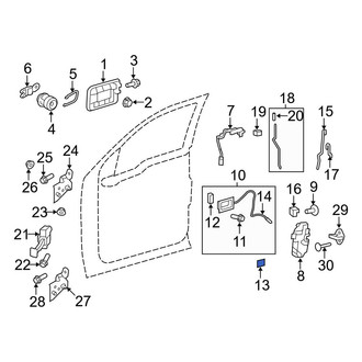 Ford OE - Interior Door Handle Screw Cap
