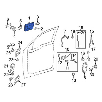 Ford OE - Front Left Outer Exterior Door Handle