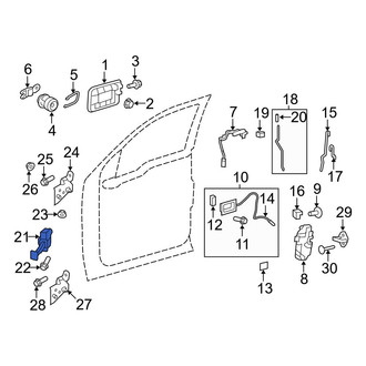 Ford OE - Front Door Check