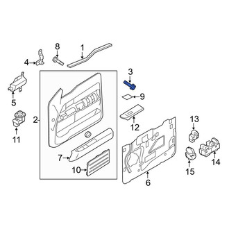 Ford OE - Door Interior Trim Panel Screw