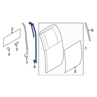 Ford OE - Rear Left Door Seal