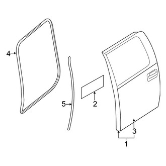 Ford OE - Rear Door - Door & Components (SVT Raptor SuperCrew)