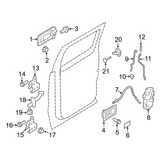 Ford OE - Rear Door - Lock & Hardware (SVT Raptor SuperCrew)