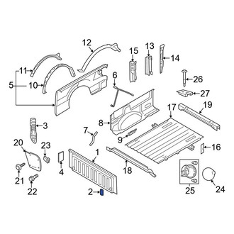 Ford OE - Truck Bed Panel Seal