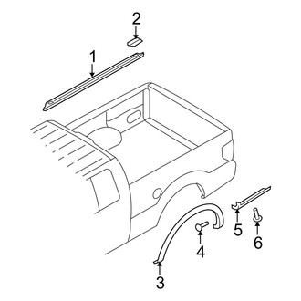Ford OE - Pick Up Box - Exterior Trim (Body Side), (SVT Raptor)