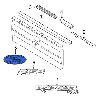Ford OE - Rear Tailgate Emblem