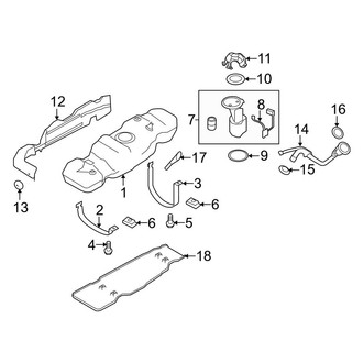 Ford OE - Fuel System Components (SuperCab)