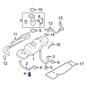 Ford OE - Front Fuel Tank Strap Bolt