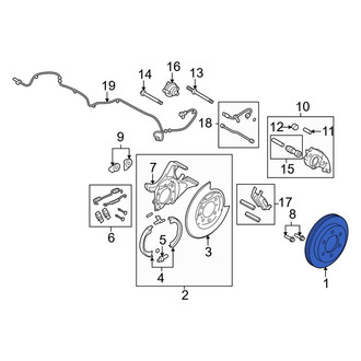 Ford OE - Rear Disc Brake Rotor